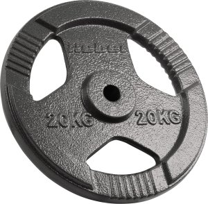 Rebel Obciążenie żeliwne 20kg, otwór 31mm, talerz z uchwytami, REBEL ACTIVE 1