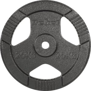 Rebel Obciążenie żeliwne 20kg, otwór 31mm, talerz z uchwytami, REBEL ACTIVE 2