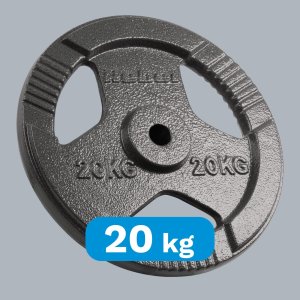 Rebel Obciążenie żeliwne 20kg, otwór 31mm, talerz z uchwytami, REBEL ACTIVE 4