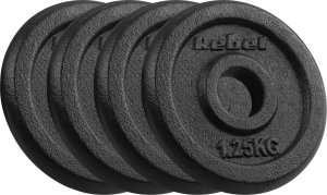 Rebel Zestaw obciążeń żeliwnych 4x1.25kg, otwór 31mm, talerz klasyczny, REBEL ACTIVE 1