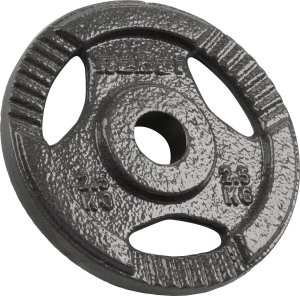 Rebel Zestaw obciążeń żeliwnych 4x2.5kg, otwór 31mm, talerz z uchwytami, REBEL ACTIVE 2