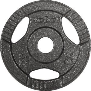 Rebel Zestaw obciążeń żeliwnych 4x2.5kg, otwór 31mm, talerz z uchwytami, REBEL ACTIVE 3