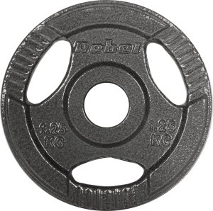 Rebel Zestaw obciążeń żeliwnych 4x1.25kg, otwór 31mm, talerz z uchwytami, REBEL ACTIVE 3