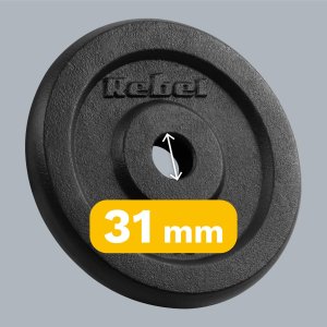 Rebel Zestaw obciążeń żeliwnych 4x5kg Active 4