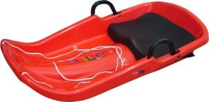 CorbySport Ślizg Cyclone Plastic Bob - Red 1