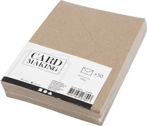 Focus Focus Envelope 115x160 Brown 120g 50 pcs 3