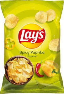 LAYs Lay's Spicy paprika chipsy ziemniaczane 130 g 1