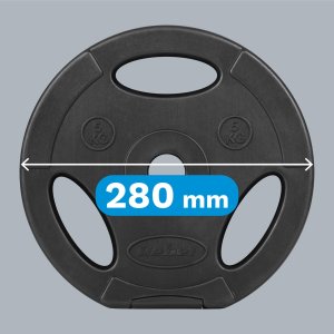 Rebel Zestaw obciążeń bitumicznych 4x5kg, otwór 31mm, talerz z uchwytami, REBEL ACTIVE 7