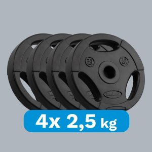 Rebel Zestaw obciążeń bitumicznych 4x2.5kg, otwór 31mm, talerz z uchwytami, REBEL ACTIVE 5