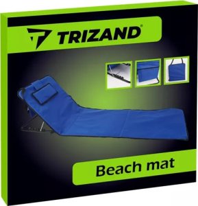 Trizand Mata plażowa z oparciem niebieska (23617) 10