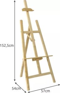 Maaleo Sztaluga malarska drewniana 170cm 12