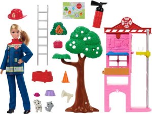 Lalka Barbie Mattel Kariera. Lalka Strażak HRG55 5