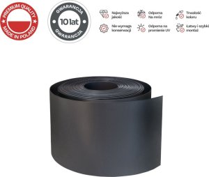 Thermoplast Taśma ogrodzeniowa ROLKA 26mb BASIC 19cm PROTECTO GRAFIT 1