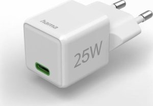 Ładowarka Hama Hama ładowarka sieciowa supermini 25W PD/QC 1x USB-C biała 1