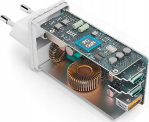Ładowarka Hama Hama ładowarka sieciowa mini 100W GaN PD/QC 2x USB-C, 1x USB-A biała 6