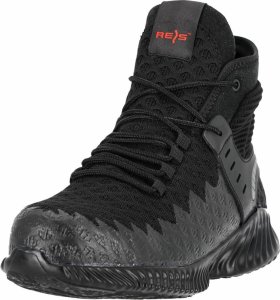 Buty trekkingowe męskie R.E.I.S. BRULTRA-T S1 PL SR -  męskie trzewiki bezpieczne ULTRA dziany wytrzymał materiał tekstylny oraz materiał KPU podeszwa guma antypoślizgowa antyelektrostatyczna METAL FREE 39 2