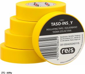 R.E.I.S. TASO-INS - Taśma izolacyjna samoprzylepna - żółty - szerokość 1