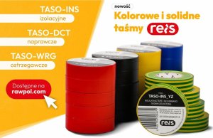 R.E.I.S. TASO-DCT - Taśma samoprzylepna 100% polietylen + gaza - czerwony 2