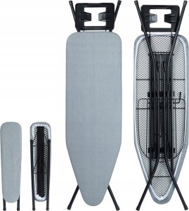 Vilde Deska do prasowania z rękawnikiem szara 140x39x92 cm 12
