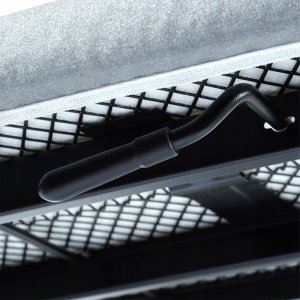 Vilde Deska do prasowania z rękawnikiem szara 140x39x92 cm 9