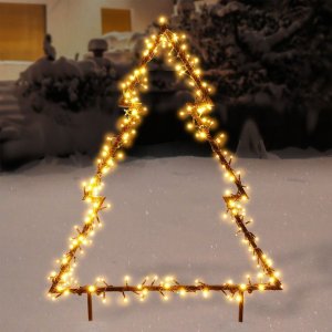 Vilde Choinka świecąca zewnętrzna metalowa 225 LED 100 cm 2