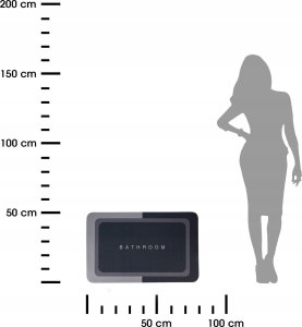 Bathroom Solutions Mata antypoślizgowa łazienkowa 79,5x49,5 cm 3