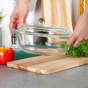 Vilde Naczynie żaroodporne z pokrywką szklane 2 l+750 ml 6