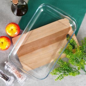 Vilde Naczynie żaroodporne szklane 39,5x24x5 cm, 3 l 5