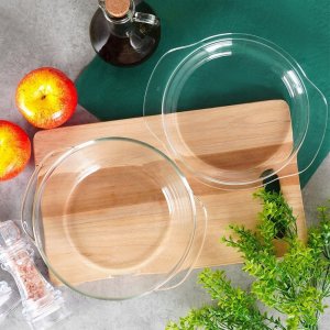 Vilde Naczynie żaroodporne z pokrywką szklane 1,4 l+430 ml 6
