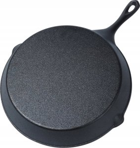 Patelnia Vilde Patelnia żeliwna z silikonową nakładką CAST LINE 30 cm 12