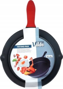 Patelnia Vilde Patelnia żeliwna z silikonową nakładką CAST LINE 30 cm 14