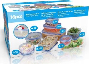 Vilde Pojemniki na żywność z pokrywką i uszczelką 8 szt. 4
