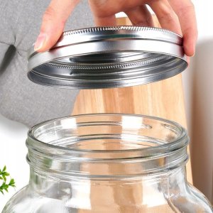 Vilde Słój do napojów z kranikiem szklany 6,2 l 6