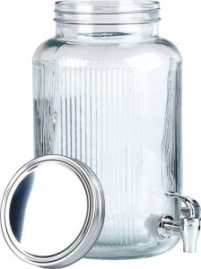 Vilde Słój do napojów z kranikiem szklany 6,2 l 10