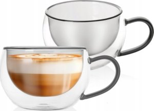 Orion Szklanki termiczne z podwójną ścianką do kawy i herbaty DOUBLE 300 ml 2 szt. 2