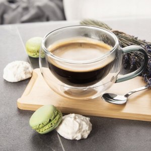 Orion Szklanki termiczne z podwójną ścianką do kawy i herbaty DOUBLE 300 ml 2 szt. 5