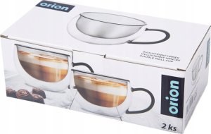 Orion Szklanki termiczne z podwójną ścianką do kawy i herbaty DOUBLE 300 ml 2 szt. 7