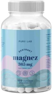 Lab One AURA HERBALS_Pure Lab magnez 365mg suplement diety 120 kapsułek 1