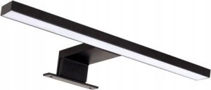 Kinkiet IDEUS Struhm Roxana 04468 kinkiet łazienkowy galeria nad lustro belka IP44 1x5W LED 4100K czarny/biały 1