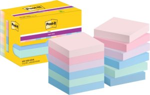 Post-it Karteczki Post-it Super Sticky 47.6x47.6mm (622-12SS-SOUL) pastelowe (12x90) 1