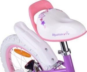 Royalbaby RoyalBaby Rower dziecięcy STAR GIRL 14" koszyk kółka boczne pchacz RB14G-1 4