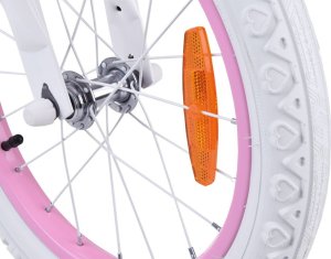 Royalbaby RoyalBaby Rower dziecięcy STAR GIRL 14" koszyk kółka boczne pchacz RB14G-1 5