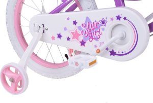 Royalbaby RoyalBaby Rower dziecięcy STAR GIRL 14" koszyk kółka boczne pchacz RB14G-1 7