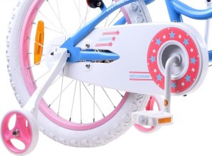 Royalbaby RoyalBaby Rower dziewczęcy STAR GIRL 16cal koszyk kółka boczne RB16G-1 3