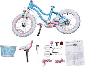 Royalbaby RoyalBaby Rower dziewczęcy STAR GIRL 18" koszyk kółka boczne RB18G-1 4