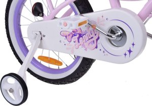 Royalbaby RoyalBaby rower dziecięcy JENNY 16" koszyk kółka boczne kokardki RB16G-4 4