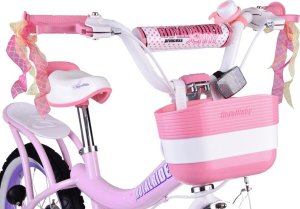 Royalbaby RoyalBaby rower dziecięcy JENNY 16" koszyk kółka boczne kokardki RB16G-4 9