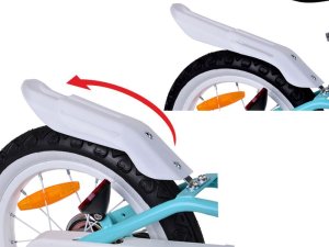 Royalbaby RoyalBaby uroczy Rower 14" Little Swan wstążki koszyk kółka boczne RB14-18 11