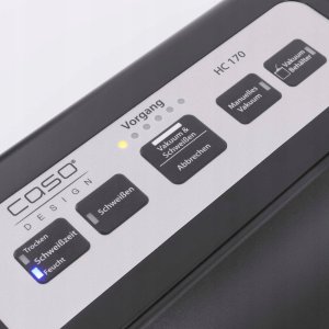 Caso Caso | Bar Vacuum sealer | HC 170 | Power 110 W | Temperature control | Juodas/Nerūdijantis plienas 6