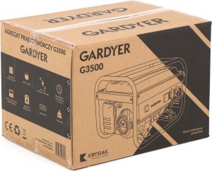 Agregat Gardyer AGREGAT PRĄDOTWÓRCZY GENERATOR PRĄDU JEDNOFAZOWY GARDYER G3500 3.1 kW - OFICJALNY DYSTRYBUTOR - AUTORYZOWANY DEALER GARDYER 13